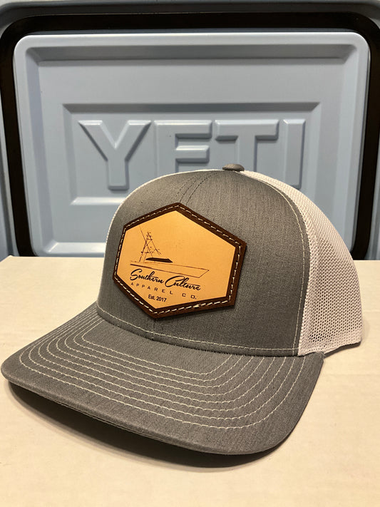 Yacht Leather Patch Trucker Hat