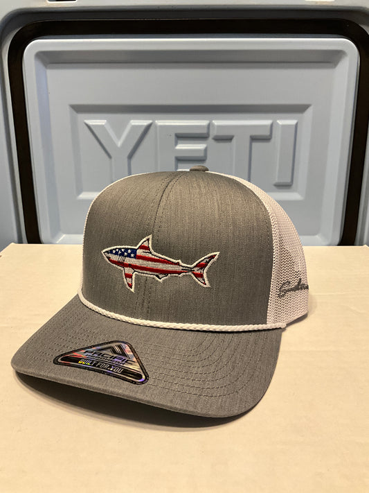 Shark Embroidered Trucker Hat