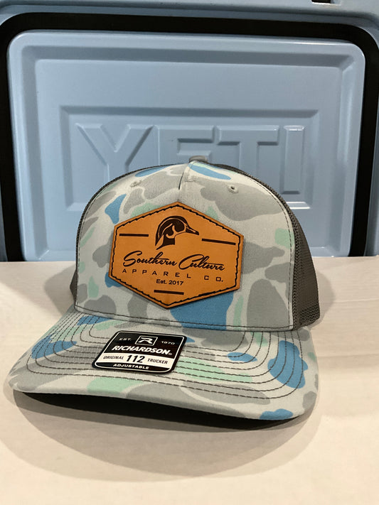 Wood Duck Leather Patch Trucker Hat